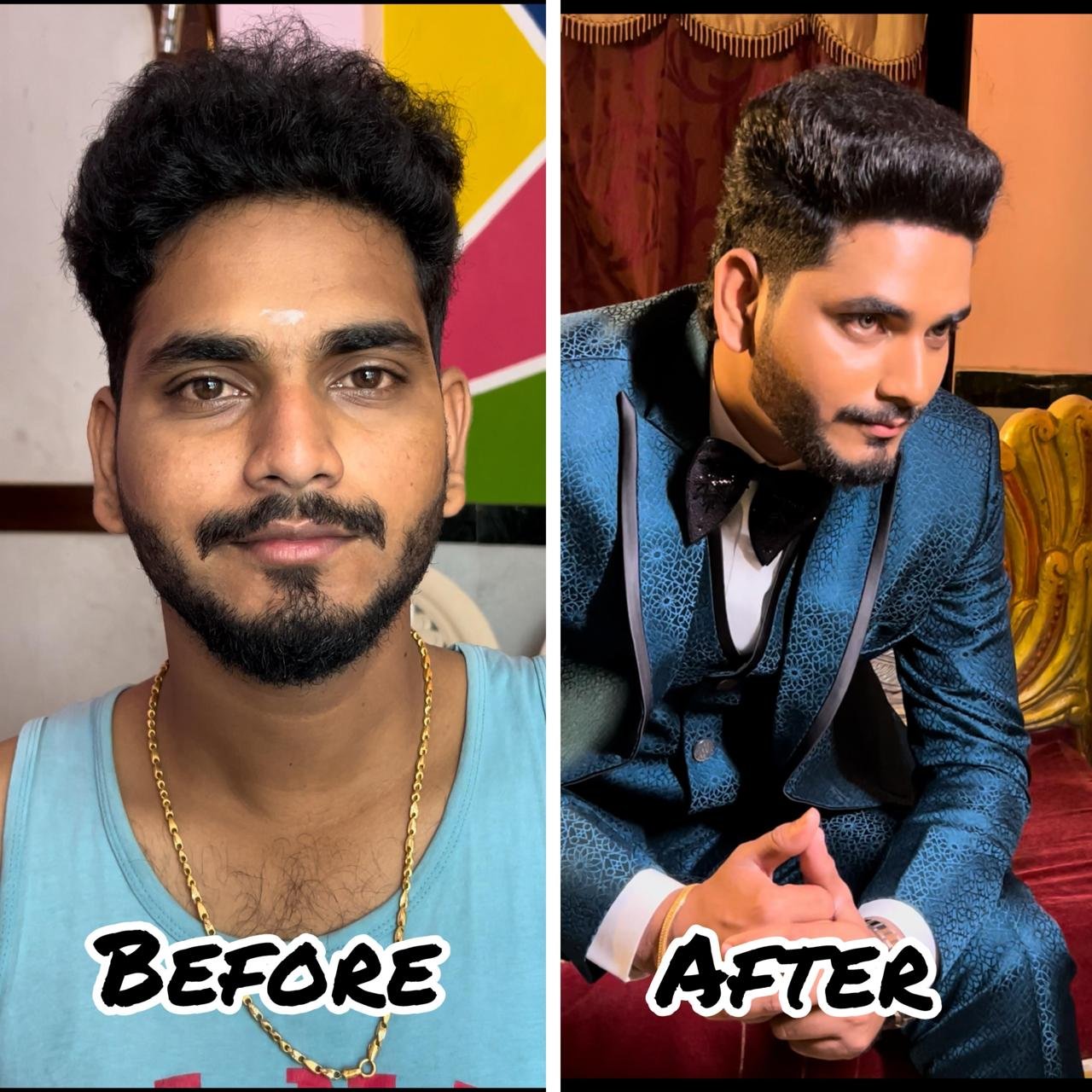 Groom Makeup Before After Chennai